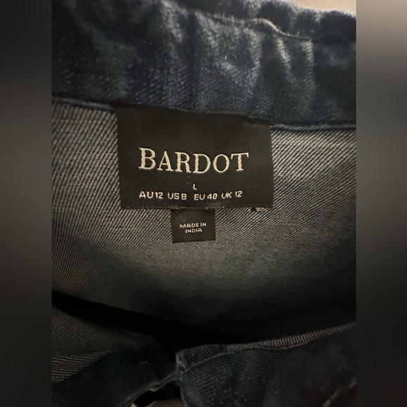 BARDOT Stella Denim Mini Dress - Picture 3 of 4